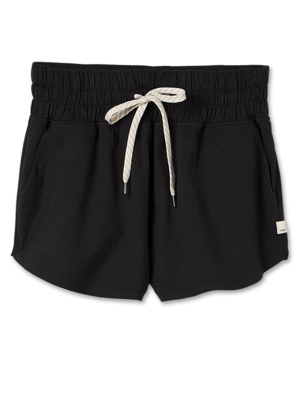 Vuori Halo Performance Short 2.0 Black Athletic Drawstring Shorts Black Heather
